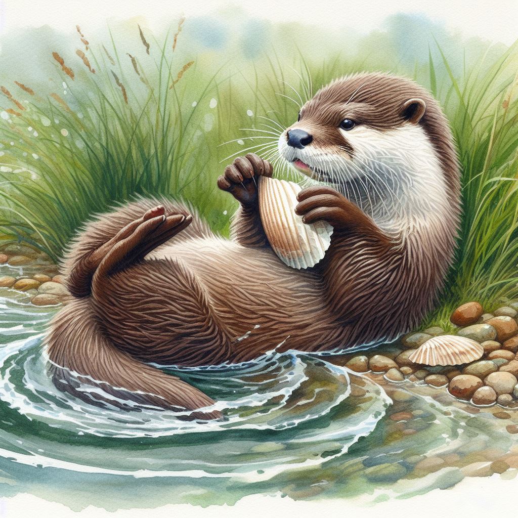 Nutria aseandose